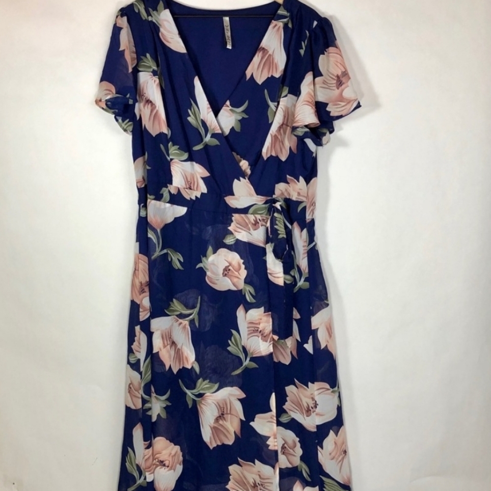 R N B floral Maxi Dress